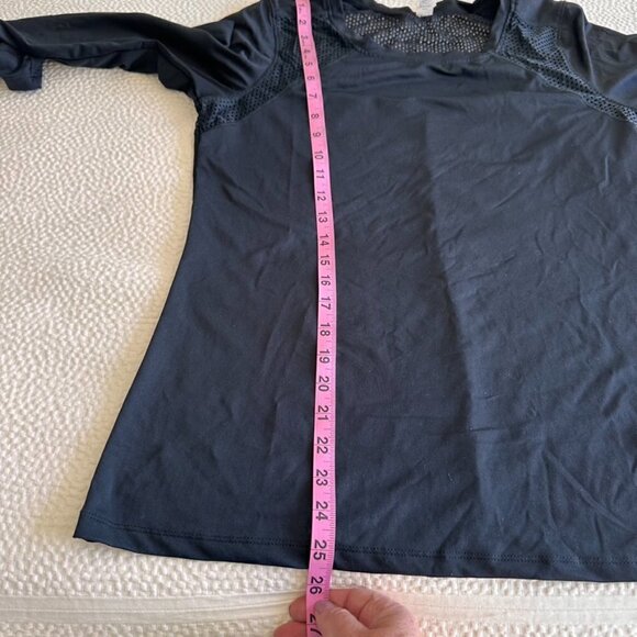 Marika Women's Long Sleeve Black Workout Top Sz L - Picture 10 of 10